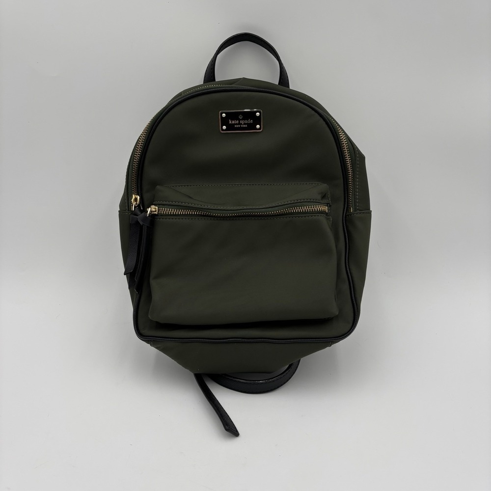 Kate Spade New York Bradley Wilson Road Backpack Small Army Green Nylon